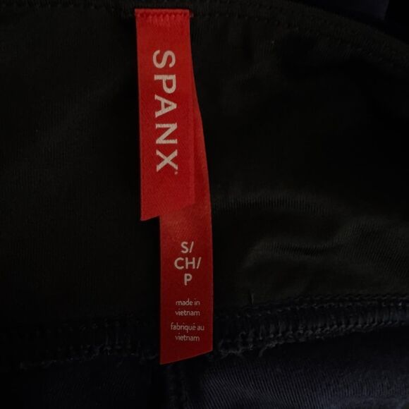 SPANX Blue Ready-To-Wow Velvet Leggings Velour Shapewear Women's Size Small 2070 - Picture 3 of 7